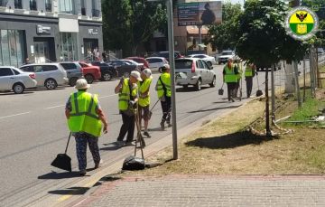 В Мелитополе привели в порядок улицу Екатерины Великой