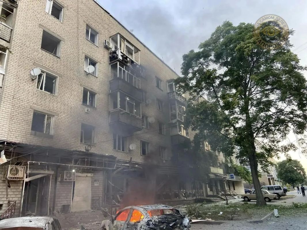 В Токмаке БПЛА атаковал жилой район — пострадала пожилая женщина