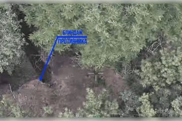 Сеть блиндажей ВСУ в Запорожской области поразили артогнем