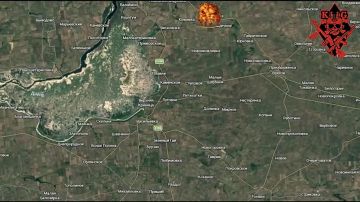 Парни из «KWG» и волонтеры проекта «Free Soldier» передают очередной привет ВСУшникам, заправлявшимся в Марганце и прятавшим технику возле зернохранилища в Запорожье