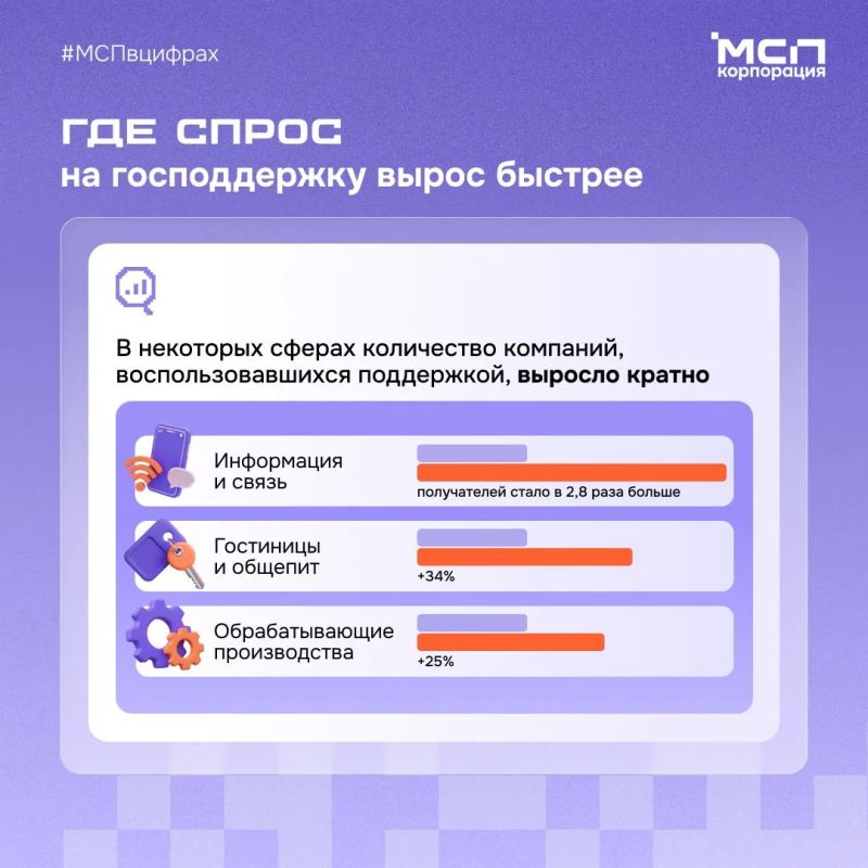 Каждый третий рубль господдержки ушел в промышленность, ИТ и туризм Каждый третий рубль господдержки ушел в промышленность, ИТ и туризм
