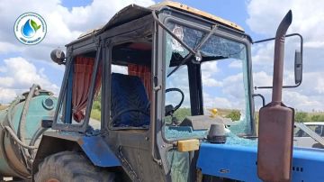 ВСУ атаковали трактор, подвозящий воду в село Конские Раздоры Пологовского МО