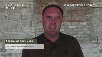 Волонтеры доставили продукты в Токмак