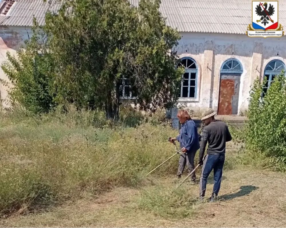 Наводим порядок в селе Салтычия