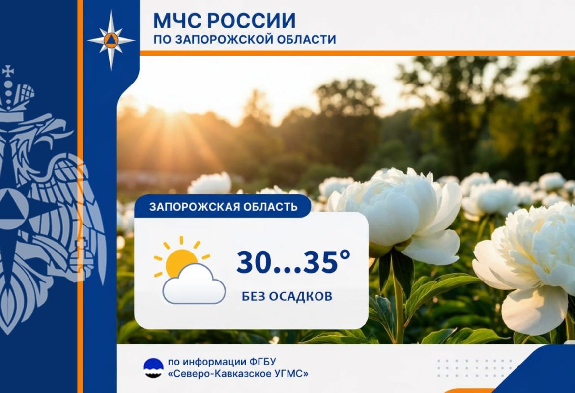 С 1 на 2 августа на территории региона ожидается:
