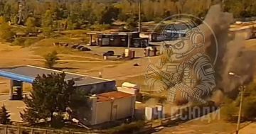 Молния чутка не попала по заправке в Запорожье, но это поправимо