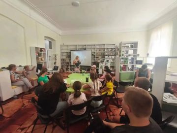 На прошлой неделе в Центральной библиотеке Приморска состоялось патриотическое мероприятие "От Первой мировой до специальной военной операции"