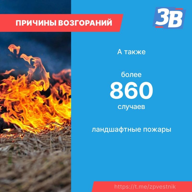 В МЧС рассказали об основной причине пожаров в Запорожской области В МЧС рассказали об основной причине пожаров в Запорожской области