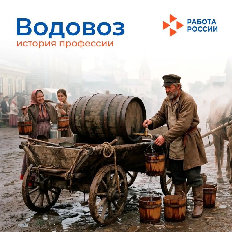 До появления центрального водопровода в российских городах главным источником питьевой воды был водовоз — человек, который ежедневно доставлял чистую воду в дома, трактиры, лавки и общественные учреждения
