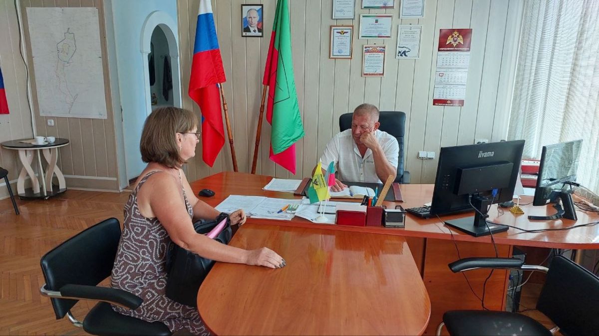 В территориальном отделе Кирилловского поселения состоялся личный приём граждан В территориальном отделе Кирилловского поселения состоялся личный приём граждан