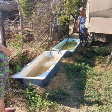 В села Розовского отдела доставили воду: помощь шеф-региона и коммунальных служб