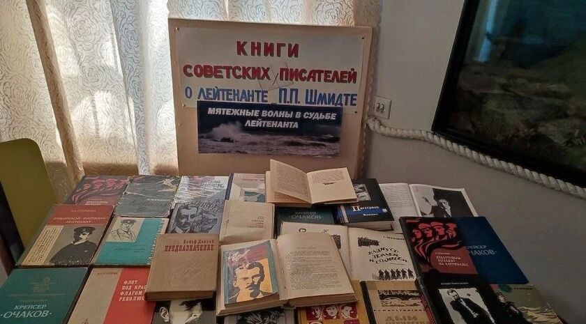 Книги лейтенанта Шмидта: в Бердянске открылась литературная экспозиция