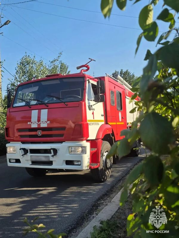 В Мелитополе сотрудники МЧС России оперативно ликвидировали пожар В Мелитополе сотрудники МЧС России оперативно ликвидировали пожар
