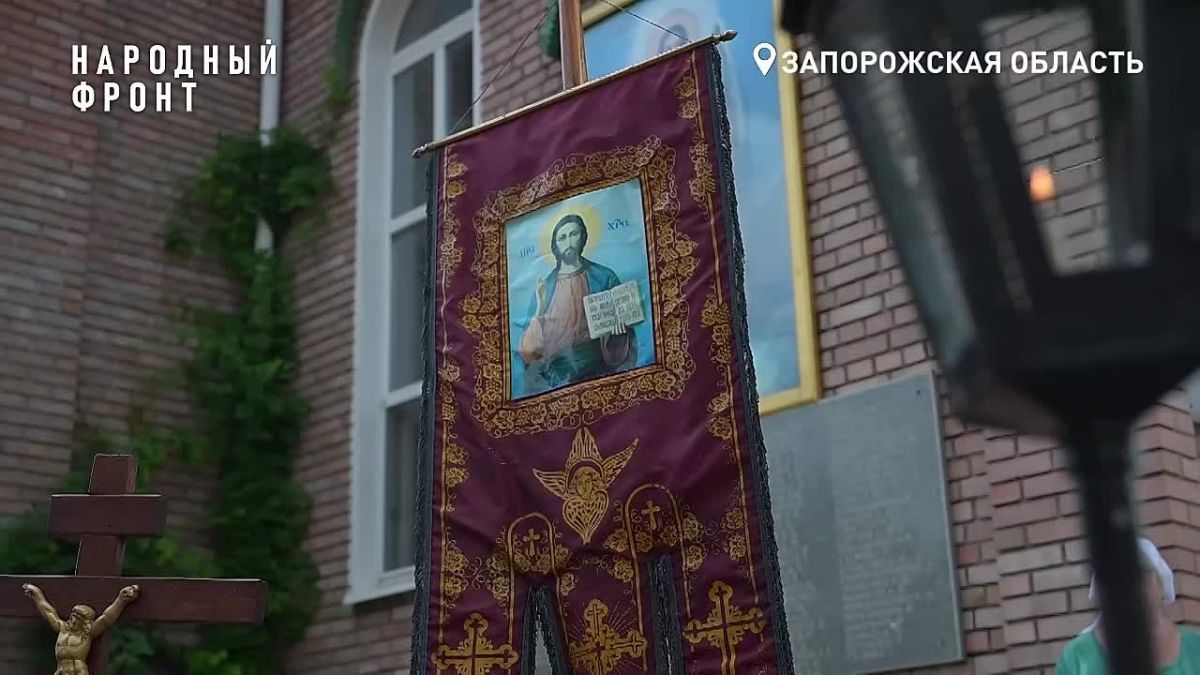 Престольный праздник храма в Бердянске: Народный фронт разделил радость с прихожанами