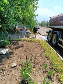 ГУП «Вода Запорожья» доставили воду в село Максима Горького
