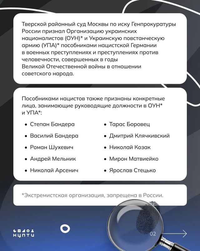 Суд в Москве признал Бандеру и Шухевича пособниками нацистской Германии Суд в Москве признал Бандеру и Шухевича пособниками нацистской Германии