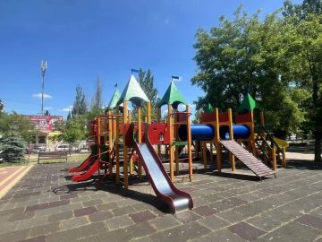 Детская площадка в Мелитополе готова к играм — всё проверено и обновлено
