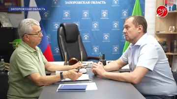 Губернатор Запорожской области Евгений Балицкий встретился с председателем Законодательного Собрания региона Виктором Емельяненко