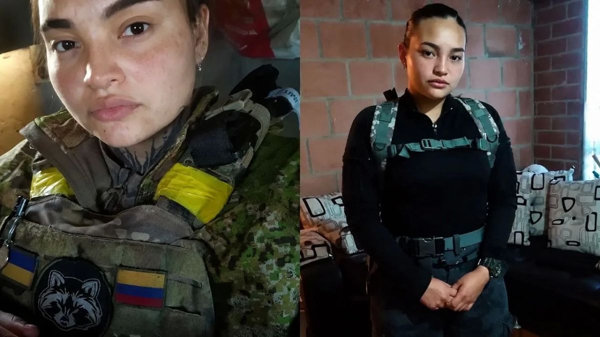 Довоевалась.... На Запорожском направлении наши бойцы взяли в плен раненую наёмницу из Колумбии Довоевалась.... На Запорожском направлении наши бойцы взяли в плен раненую наёмницу из Колумбии