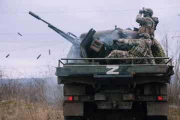 Росгвардеец сбил атаковавший дорожных рабочих дрон ВСУ в Запорожской области
