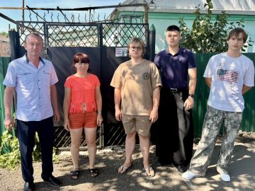 МГЕР доставила гуманитарную помощь семье в Бердянске