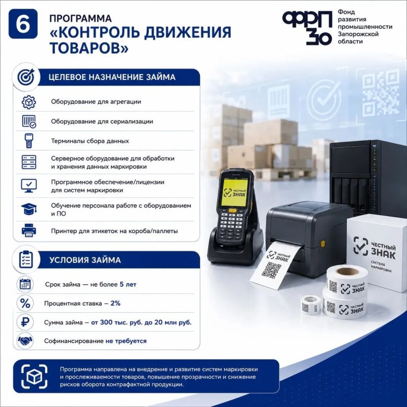 ФРП Запорожской области осуществляет финансирование промышленных предприятий на льготных условиях ФРП Запорожской области осуществляет финансирование промышленных предприятий на льготных условиях