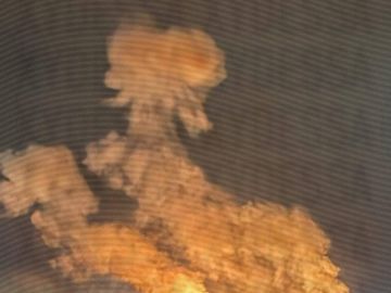 В ночи что-то горело в Одессе