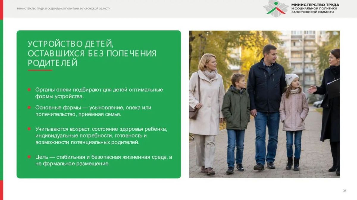 Роль органов опеки и попечительства Роль органов опеки и попечительства