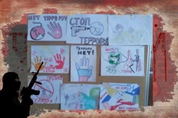 «Терроризму — нет!»: в Новопетровском ДК прошла выставка детских рисунков