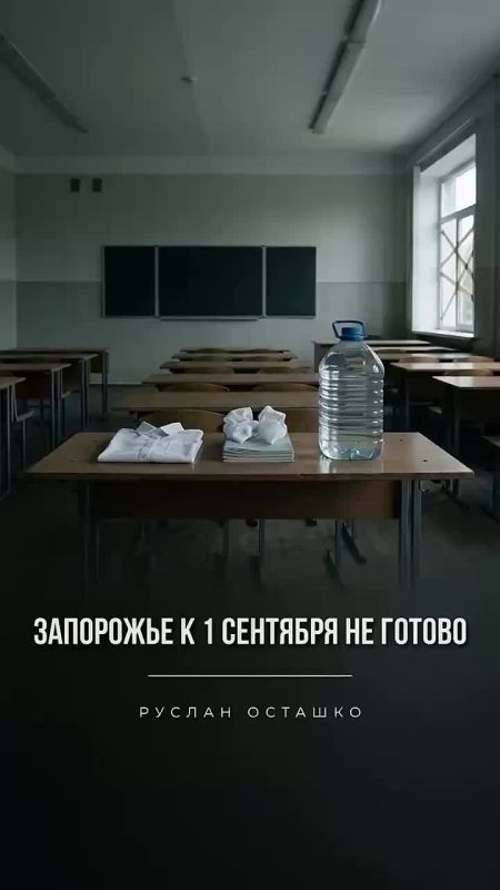 Подготовка к учебному году в Запорожской области провалена — Осташко