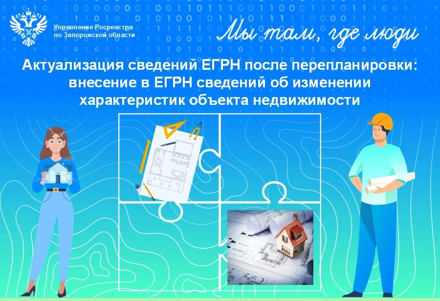 Порядок внесения в ЕГРН сведений об изменениях объекта недвижимости в связи с перепланировкой