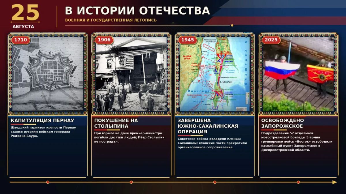 25 августа в истории России