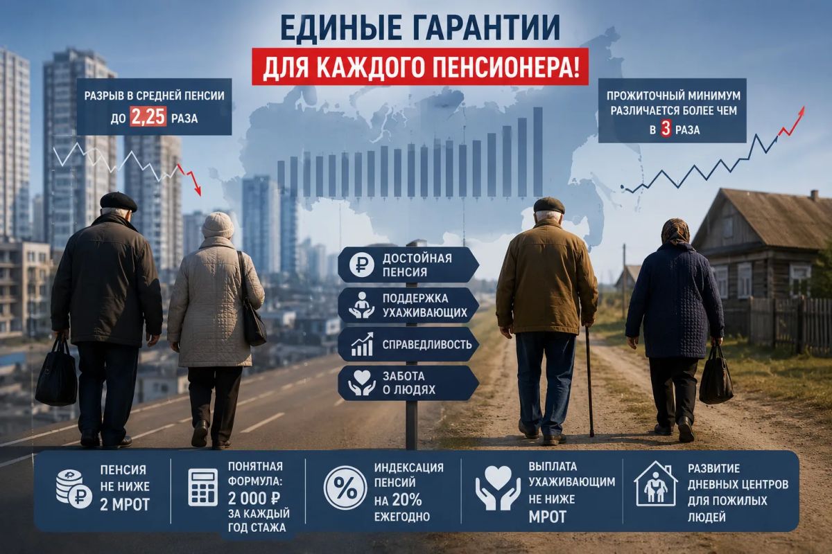 ЛДПР предложила выровнять пенсионное обеспечение по всей России