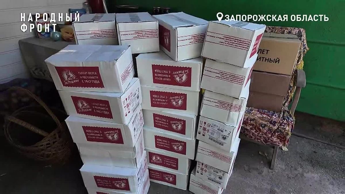 На этой неделе Народный фронт провёл несколько гуманитарных миссий в Запорожской области
