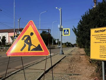 В Мелитополе приводят к стандартам пешеходные переходы у школ