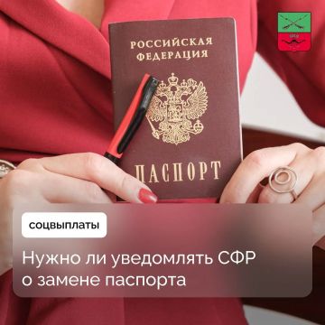 Актуализация персональных данных в Социальном фонде России при смене паспорта