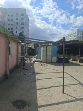 Сегодня киевский режим вновь напомнил с кем мы сражаемся и ударил по рынку на ул. Казацкая