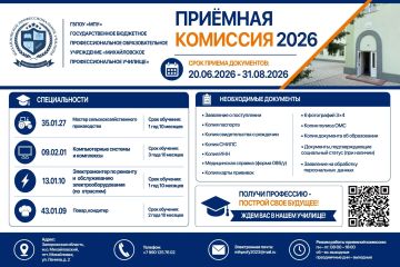 В Михайловском профессиональном училище продлён набор студентов на первый курс!!!
