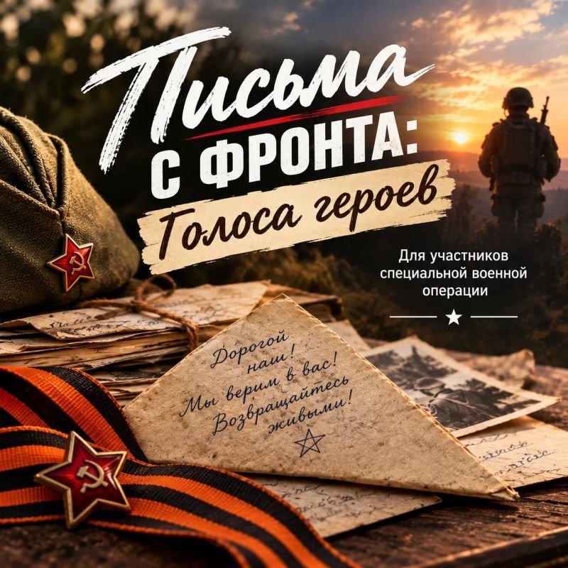 «Письма с фронта: голоса героев» — Областная научная библиотека им. М. Горького запускает патриотический проект