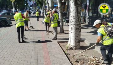В Мелитополе привели в порядок проспект Богдана Хмельницкого и улицу Героев Сталинграда