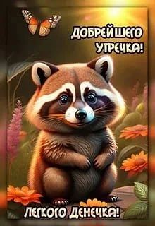 Доброе утро, друзья! Хорошего вам дня и отличного настроения!