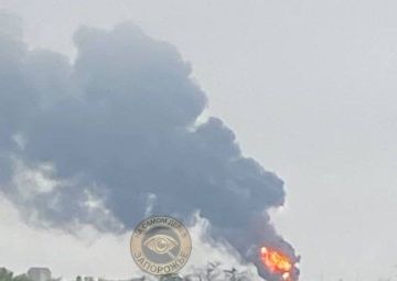 В оккупированном Запорожье сегодня утром была поражена подстанция