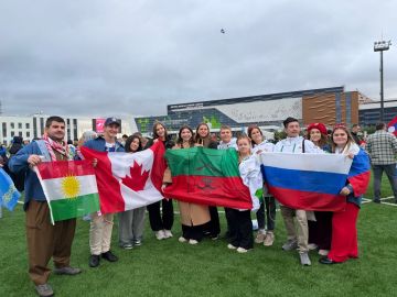 Молодёжь Запорожской области активно знакомится с делегациями из разных стран