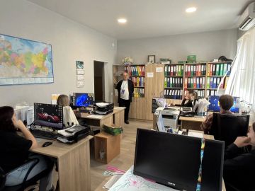 Члены Избиркома Запорожской области провели встречу с коллективом «Экологияресурс» в рамках проекта «ИнформУИК»
