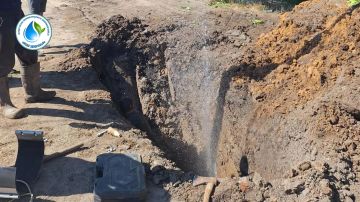 Специалисты филиала «Мелитопольское ПУВКХ» ГУП ЗО «Вода Запорожья» устранили порыв на линии водоснабжения в селе Терпенье городского округа Мелитополь