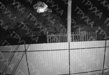 Видео прилёта в Запорожье