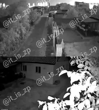 Запорожье. Звуки прилётов крылатых ракет и последующий пожар