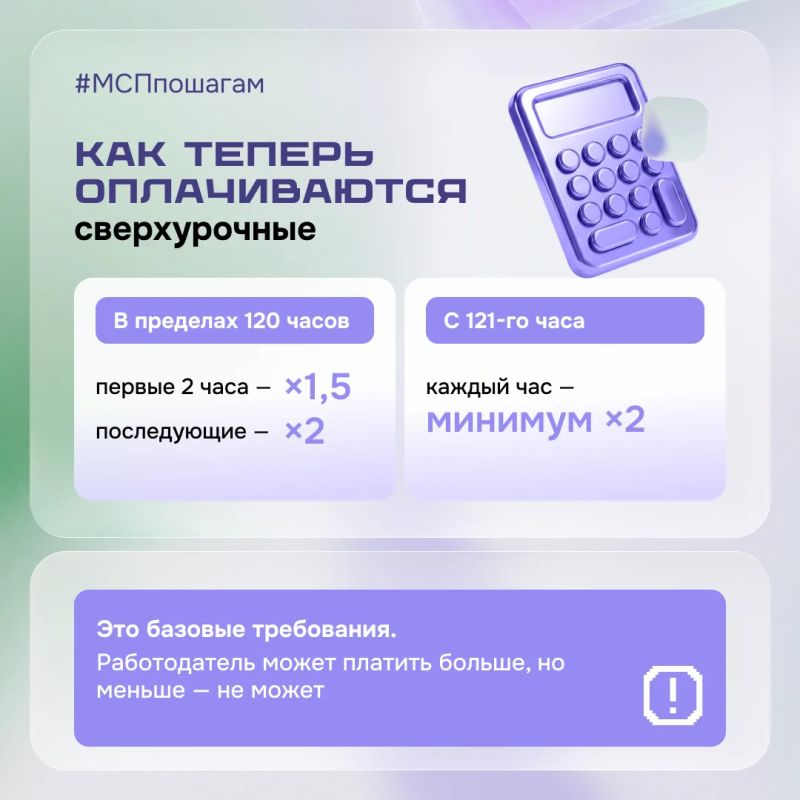 Напоминаем 1 сентября 2026 года правила сверхурочной работы изменились Напоминаем 1 сентября 2026 года правила сверхурочной работы изменились