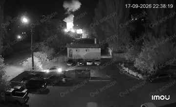 Новые кадры атаки ВС РФ по целям во временно оккупированном ВСУ Запорожье
