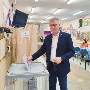 Игорь Гагаринов принял участие в голосовании